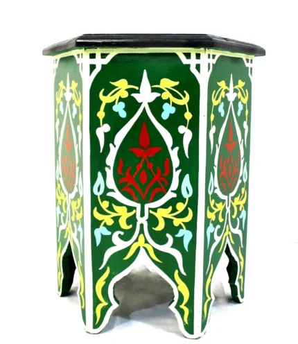 Moroccan Side Table Accent End Corner Piece Green Authentic Home Decor Size 3